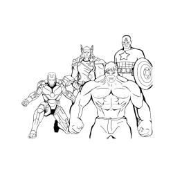 Coloriage des Avengers