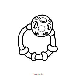Coloriage d'un gobelet pour bébé
