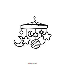 Coloriage d'un gobelet pour bébé
