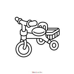 Coloriage d'un gobelet pour bébé