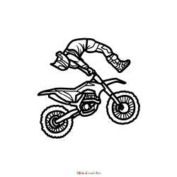 Moto 04 - Motif à décorer