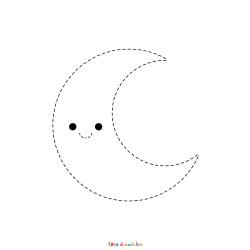 Coloriage Rapide de la Lune