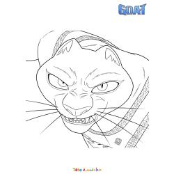Coloriage Olivia GOAT à imprimer
