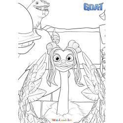 Coloriage GOAT facile à imprimer