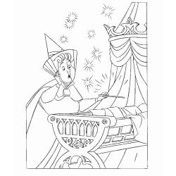 Coloriage La Belle au bois Dormant  #2