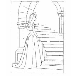 Coloriage La Belle au bois Dormant  #8