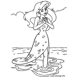 Coloriage La petite sirène #1