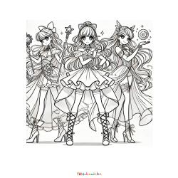 Coloriage de Talia de LoliRock