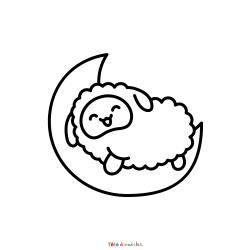 Coloriage Rapide de la Lune