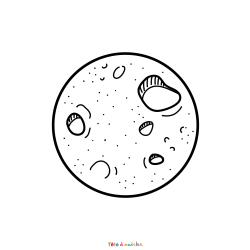 Coloriage Rapide de la Lune