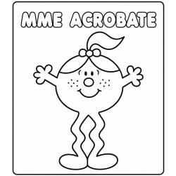 Coloriage Madame Catastrophe à imprimer