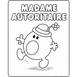 Coloriage Madame Catastrophe à imprimer