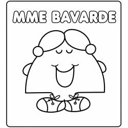 Coloriage de Monsieur Costaud à imprimer