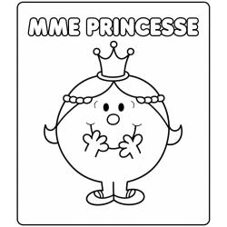 Coloriage de Mme Risette à imprimer