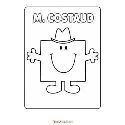 Coloriage de Monsieur Gentil à imprimer
