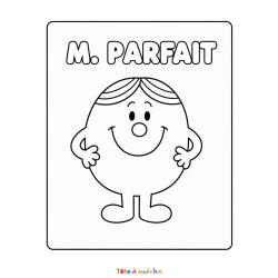 Coloriage de Monsieur Heureux à imprimer