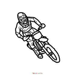 Moto 04 - Motif à décorer