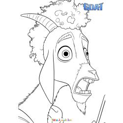 Coloriage Olivia GOAT à imprimer