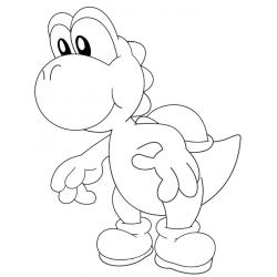 Coloriage de Yoshi rapide