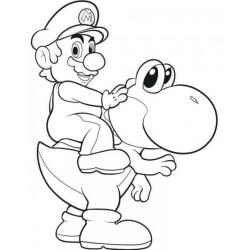 Coloriage de Yoshi rapide