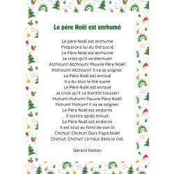 J'ai demandé au pere noel : les paroles de la comptine