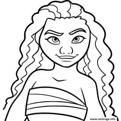 Coloriage Vaiana à imprimer 