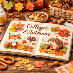Idées de collages à faire en automne avec les enfants. L'automne est une merveilleuse saison pour réaliser des collages avec les enfants. Il suffit de se baisser pour ramasser des trésors qui seront u