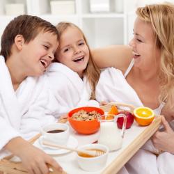 Idées de petits déjeuners au lit pour maman
