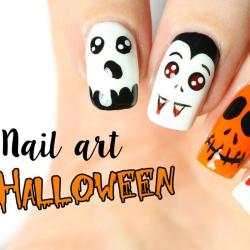 Trouvez une idée de Nail Art Halloween facile et trop mignonne pour vous déguiser jusqu'au bout des ongles. Des idées qui vont plaire à vos petits monstres qui aiment se transformer des pieds à la têt