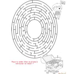 Labyrinthe d’Alex le pirate