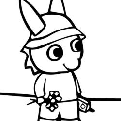 Coloriage de Trotro en ligne à imprimer