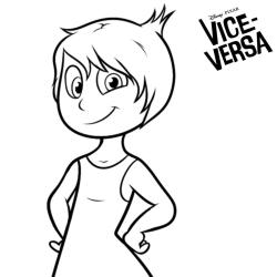 ?31 beaux coloriages sur le film Vice Versa ✅ | Tête à modeler