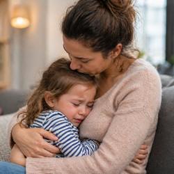 Colères d’enfants : pourquoi le “gros câlin” fonctionne (et comment bien l’utiliser)