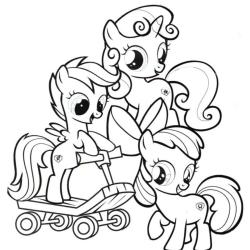 Coloriage My little Pony à imprimer