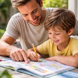 Cahier de vacances ludique : comment faire réviser un enfant sans dispute pendant l’été