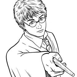 Retrouvez des coloriages gratuits à imprimer pour les enfants qui sont fans de la saga Harry Potter et de tous les personnages de J.K Rowling