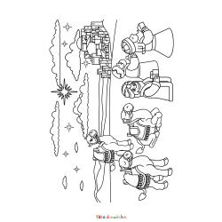 Un Coloriage des Rois Mages à imprimer avec Tête à modeler