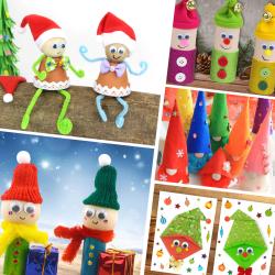 Les lutins du Père Noël, bricolages lutins