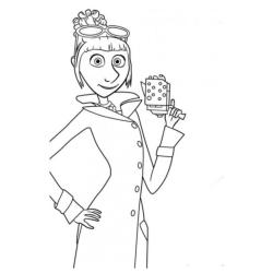 ? Coloriage de Lucy Wilde à imprimer gratuitement ✅avec Tête à modeler copie