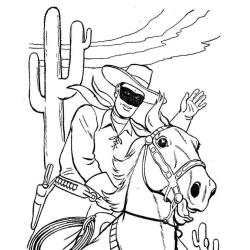Coloriage Zorro en ligne