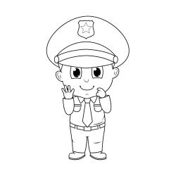 Retrouvez tous nos coloriages de police à imprimer gratuitement