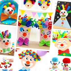 Retrouvez une sélection de tutos, de jeux et de coloriages pour occuper les enfants sur le thème des clowns.