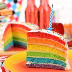 Recette Rainbow Cake facile
