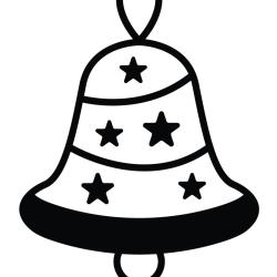 Coloriage de cloche de Pâques