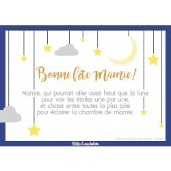 Imprimez ce joli poème pour mamie à offrir comme cadeau de fête des grands-mères ! À offrir pour une fête ou un anniversaire enroulé dans un joli ruban.
