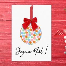 Carte de Noël à faire avec des marqueurs à encre