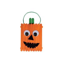 ?Une citrouille en bâtonnet | Tuto Halloween | Tête à modeler