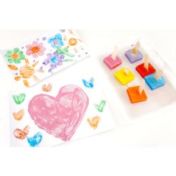Activité peinture glacée