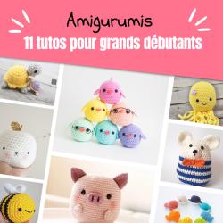 Retrouvez 15 modèles adorables d'amigurumis pour réaliser vos petits jouets en crochet.