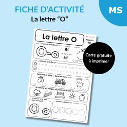 Lettre O en Moyenne Section (MS) : fiche d'activité à imprimer